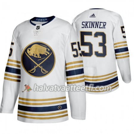 Miesten NHL Buffalo Sabres Pelipaita Jeff Skinner 53 50th Anniversary Adidas 2019-20 Valkoinen Authentic Miesten NHL Buffalo Sabres Pelipaita Jeff Skinner 53 50th Anniversary Adidas 2019-20 Valkoinen Authentic
